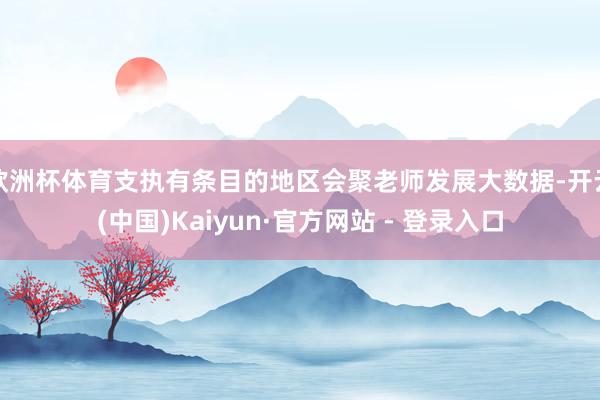 欧洲杯体育支执有条目的地区会聚老师发展大数据-开云(中国)Kaiyun·官方网站 - 登录入口