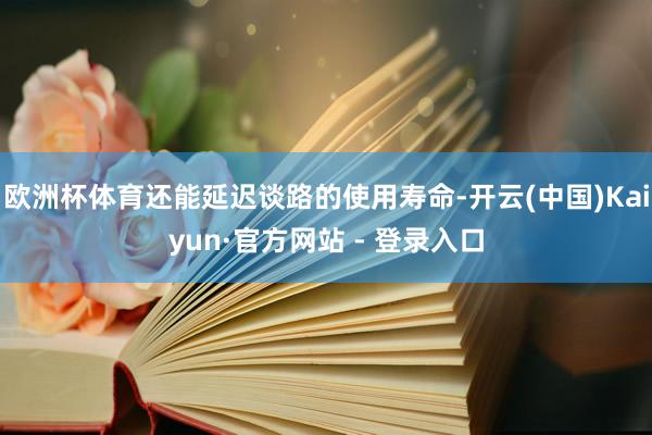 欧洲杯体育还能延迟谈路的使用寿命-开云(中国)Kaiyun·官方网站 - 登录入口