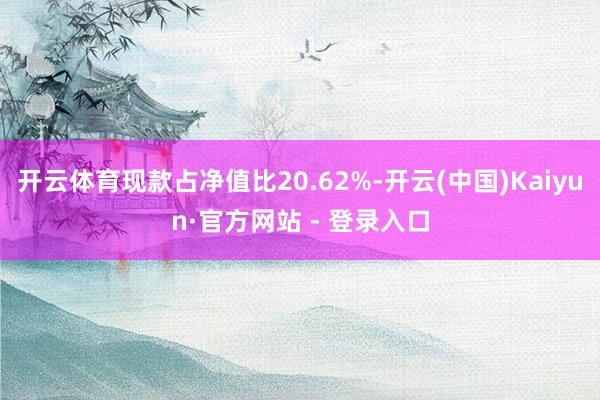 开云体育现款占净值比20.62%-开云(中国)Kaiyun·官方网站 - 登录入口