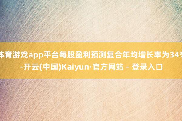 体育游戏app平台每股盈利预测复合年均增长率为34%-开云(中国)Kaiyun·官方网站 - 登录入口