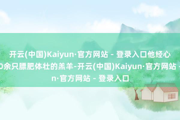 开云(中国)Kaiyun·官方网站 - 登录入口他经心挑选了100余只膘肥体壮的羔羊-开云(中国)Kaiyun·官方网站 - 登录入口